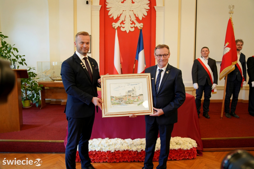 Podpisanie umowy partnerskiej Świecia z Abbeville