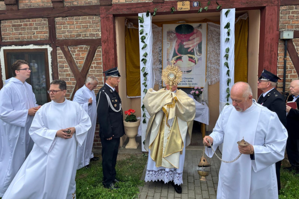 Procesja Bożego Ciała w Przechowie