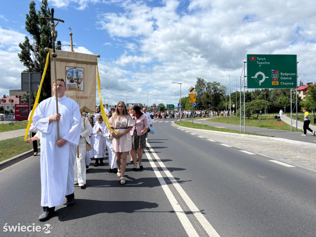 Procesja Bożego Ciała w Przechowie