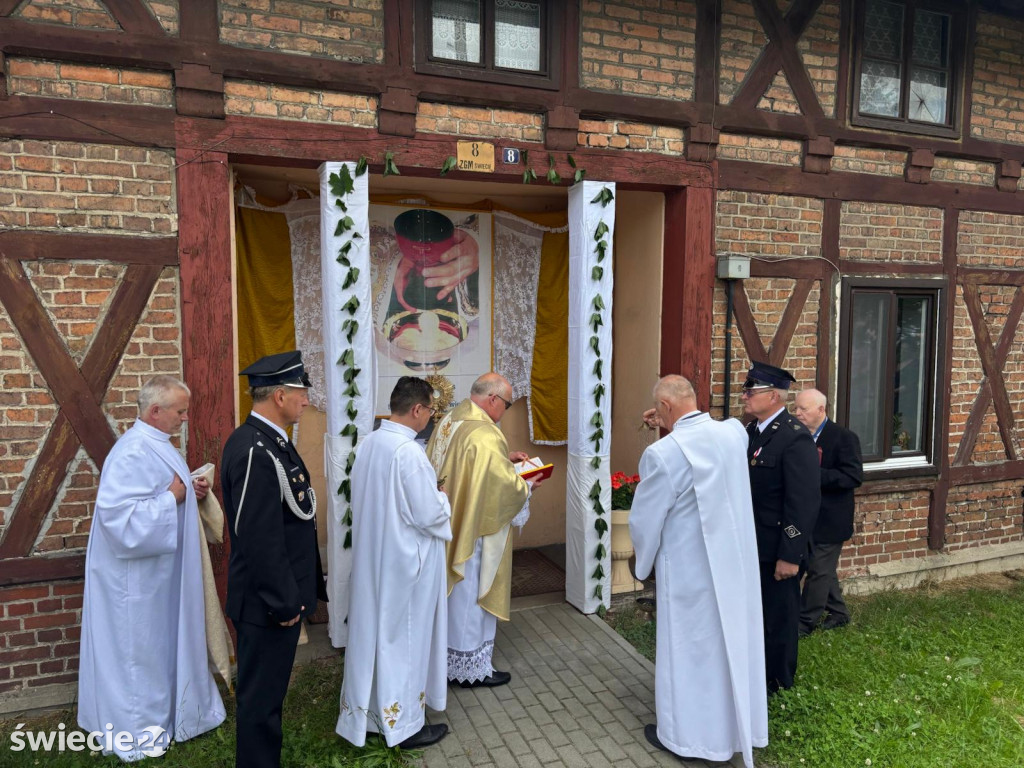 Procesja Bożego Ciała w Przechowie