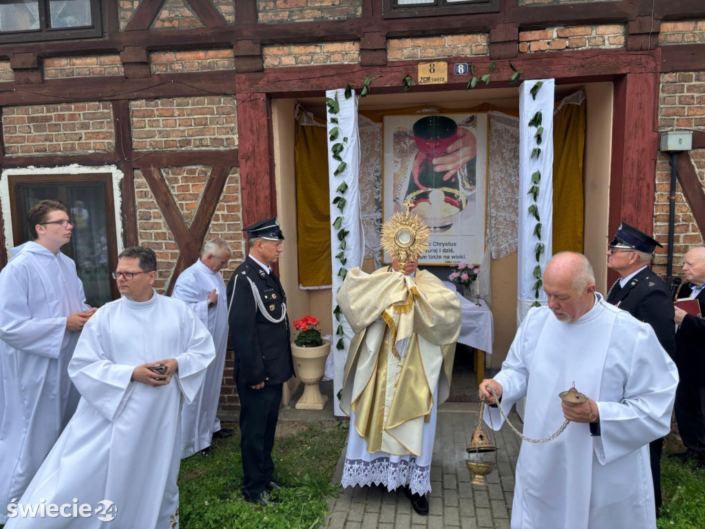 Procesja Bożego Ciała w Przechowie