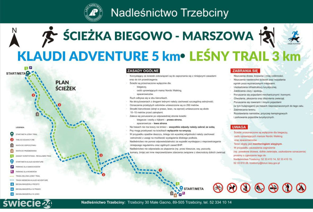 Jak powstawała ścieżka biegowa wokoło Tlenia