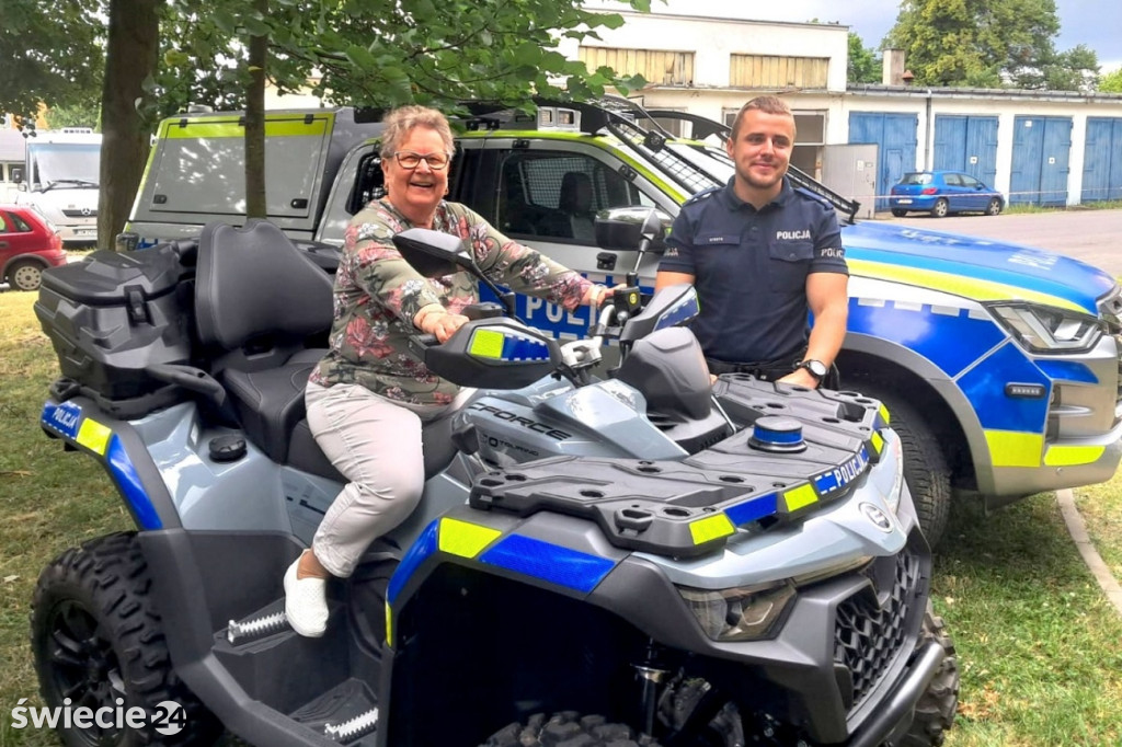 Profilaktyczny piknik z policją w Świeciu