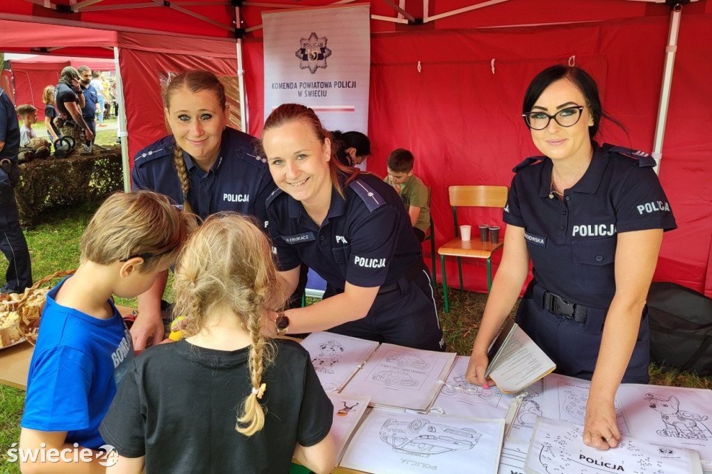 Profilaktyczny piknik z policją w Świeciu