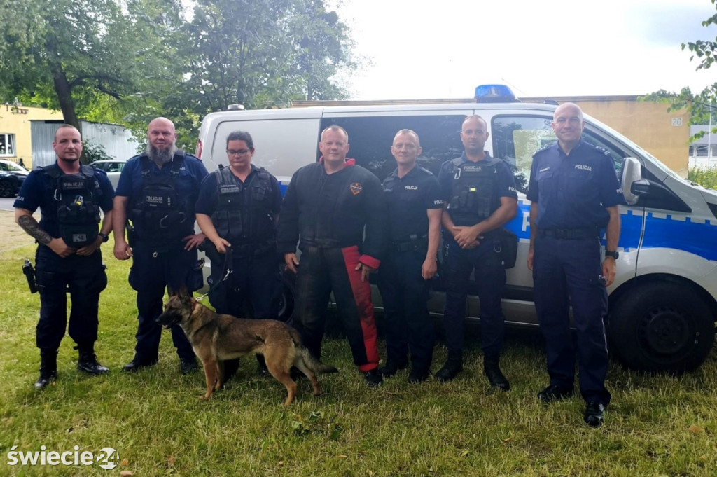 Profilaktyczny piknik z policją w Świeciu