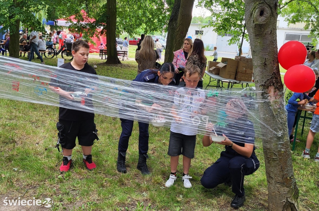 Profilaktyczny piknik z policją w Świeciu