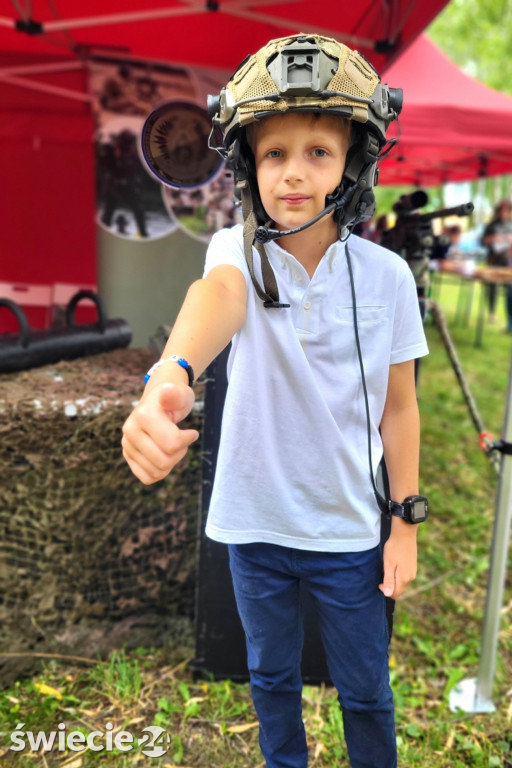 Profilaktyczny piknik z policją w Świeciu