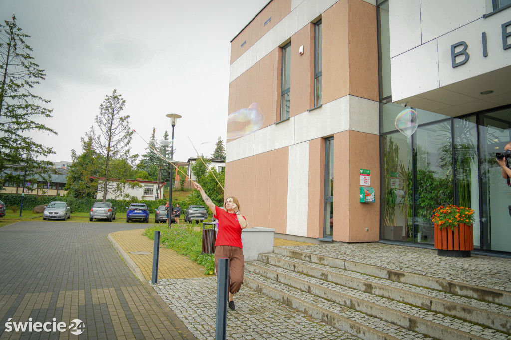 Piknik Literacki Odlot w bibliotece