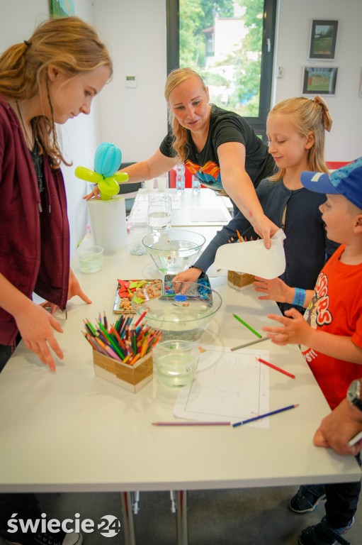 Piknik Literacki Odlot w bibliotece