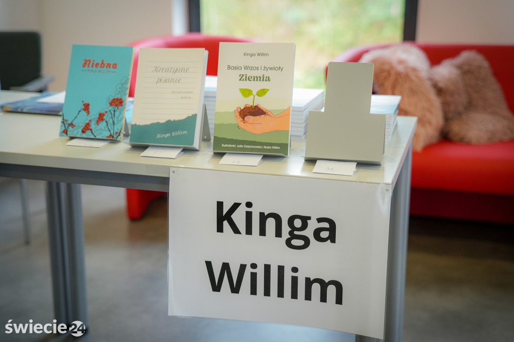 Piknik Literacki Odlot w bibliotece