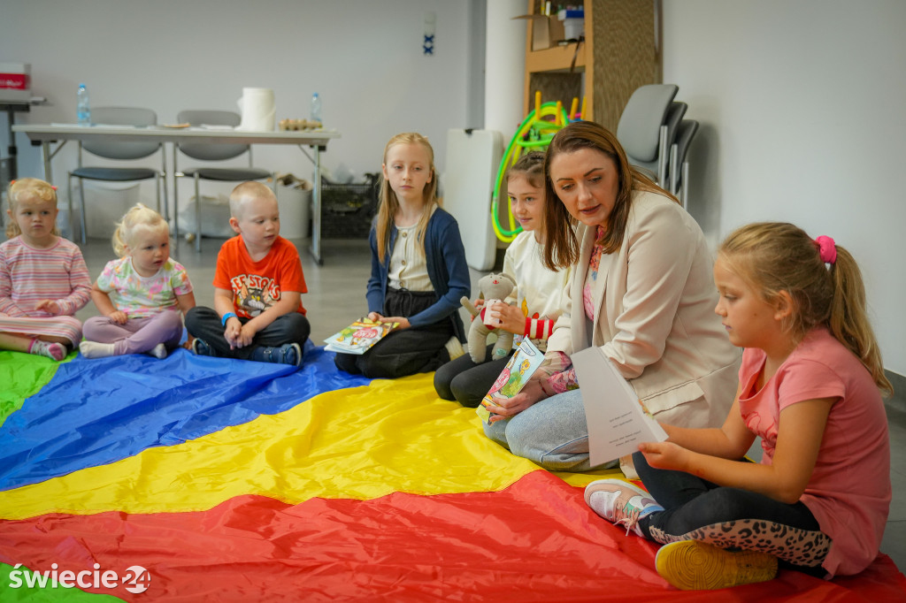 Piknik Literacki Odlot w bibliotece