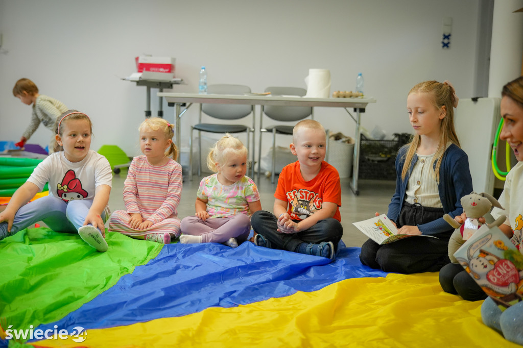 Piknik Literacki Odlot w bibliotece
