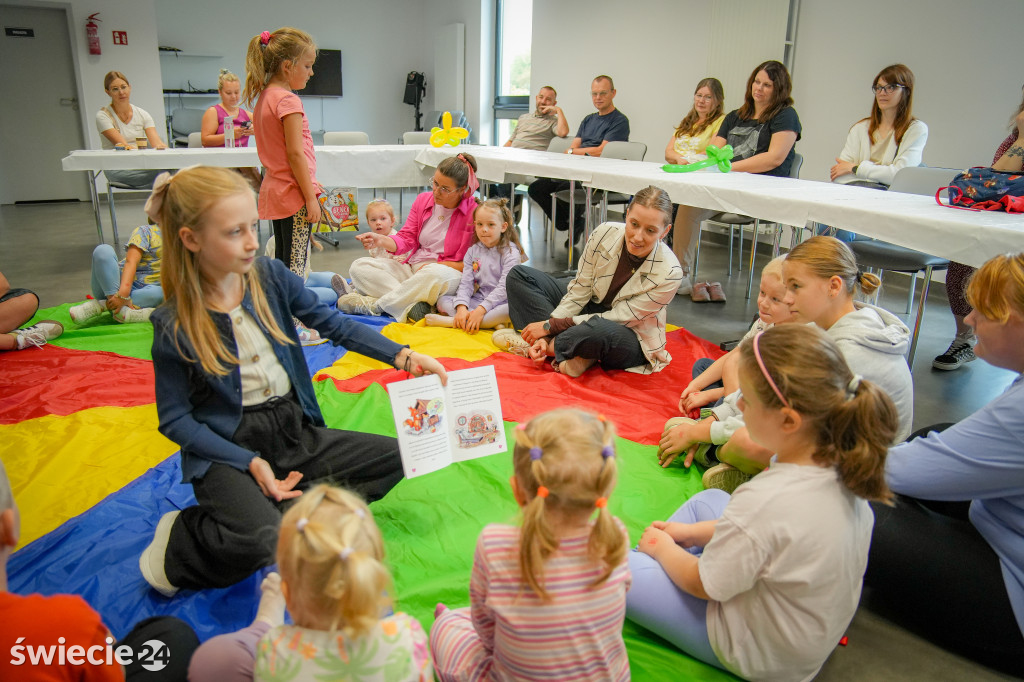 Piknik Literacki Odlot w bibliotece
