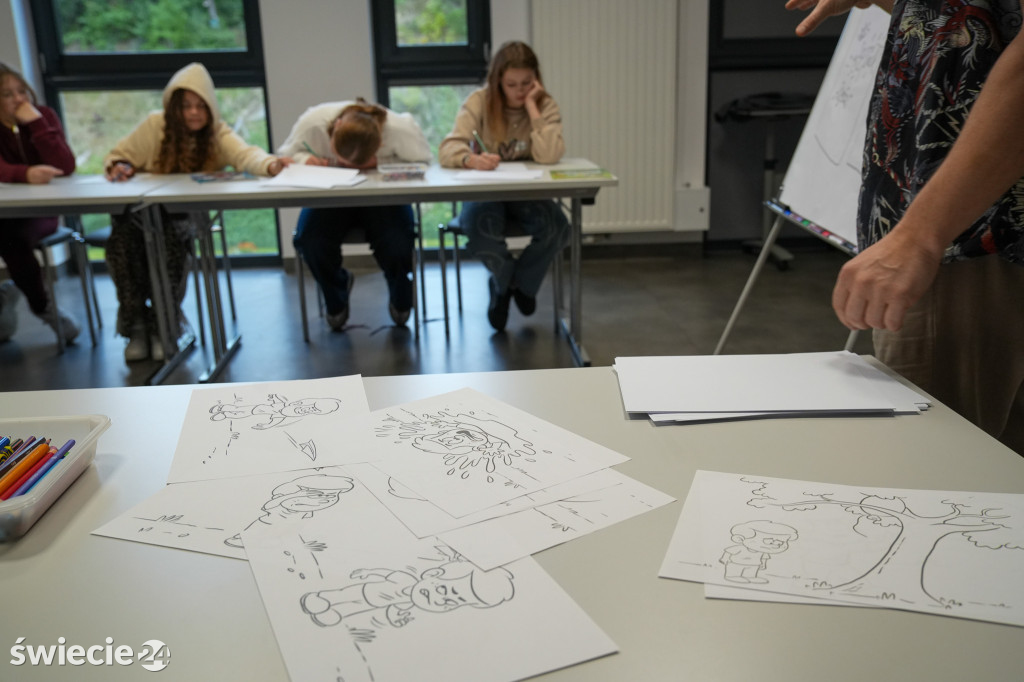 Warsztaty tworzenia komiksu z Dawidem Żurawskim