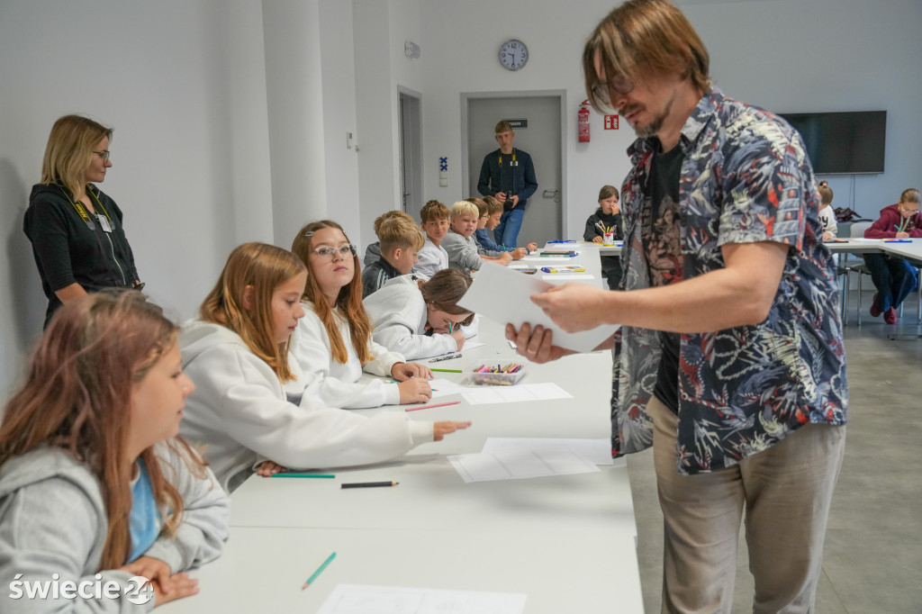 Warsztaty tworzenia komiksu z Dawidem Żurawskim