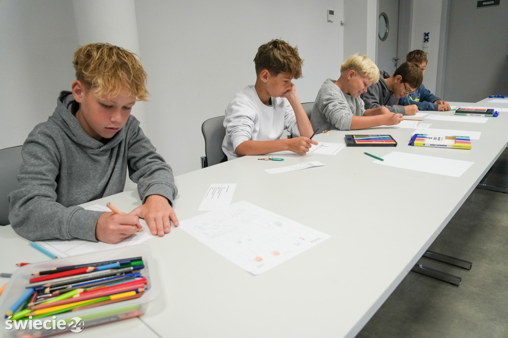 Warsztaty tworzenia komiksu z Dawidem Żurawskim