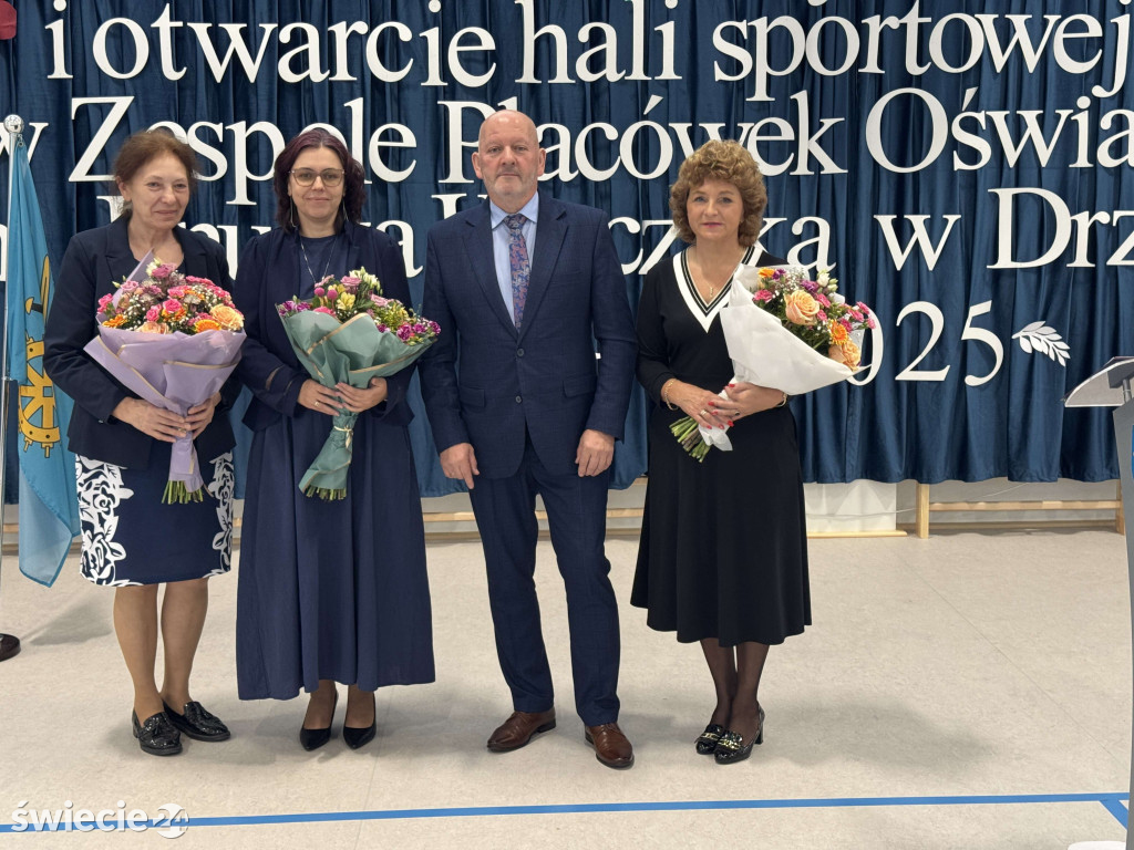 Otwarcie hali i 60-lecie szkoły w Drzycimiu