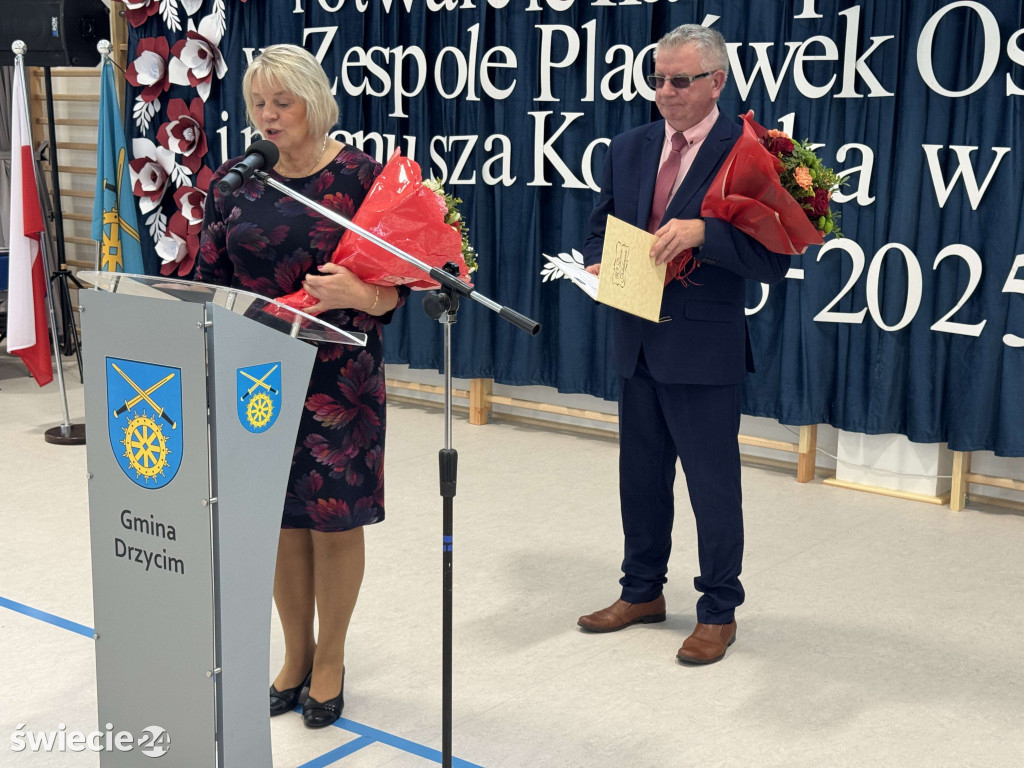 Otwarcie hali i 60-lecie szkoły w Drzycimiu