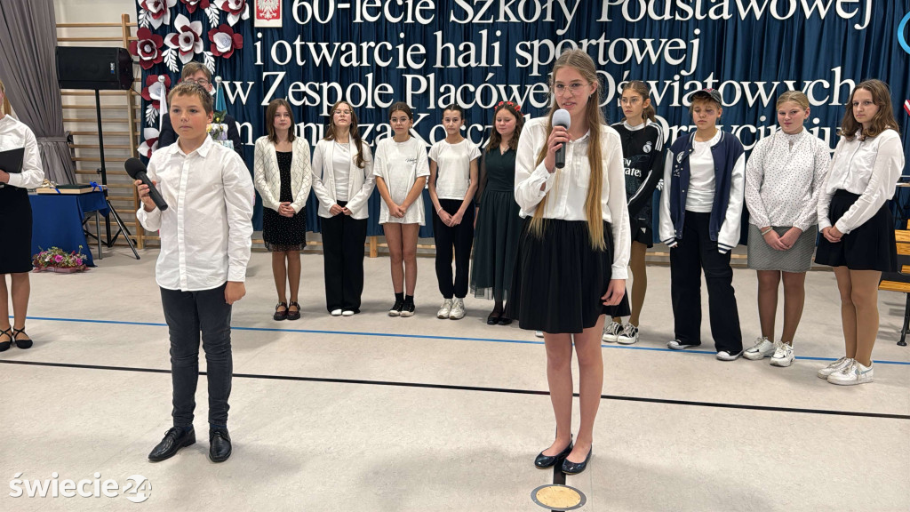 Otwarcie hali i 60-lecie szkoły w Drzycimiu