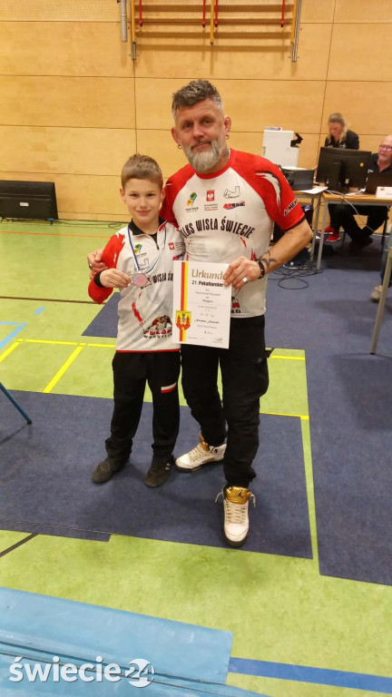 Zapaśnicy Wisły Świecie z medalalami w Niemczech