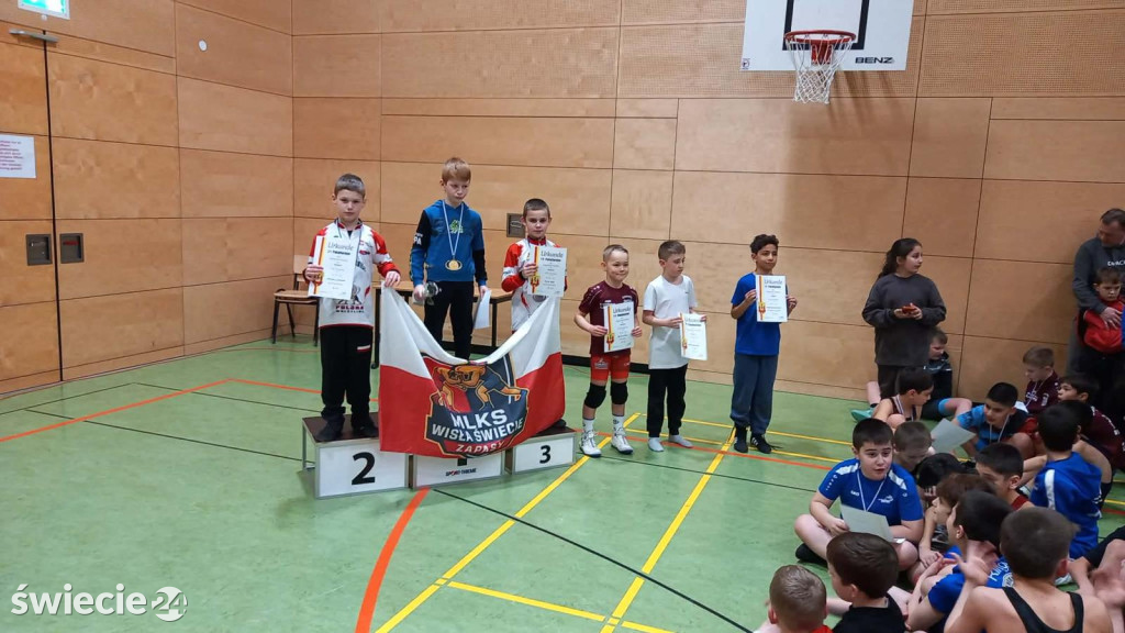 Zapaśnicy Wisły Świecie z medalalami w Niemczech