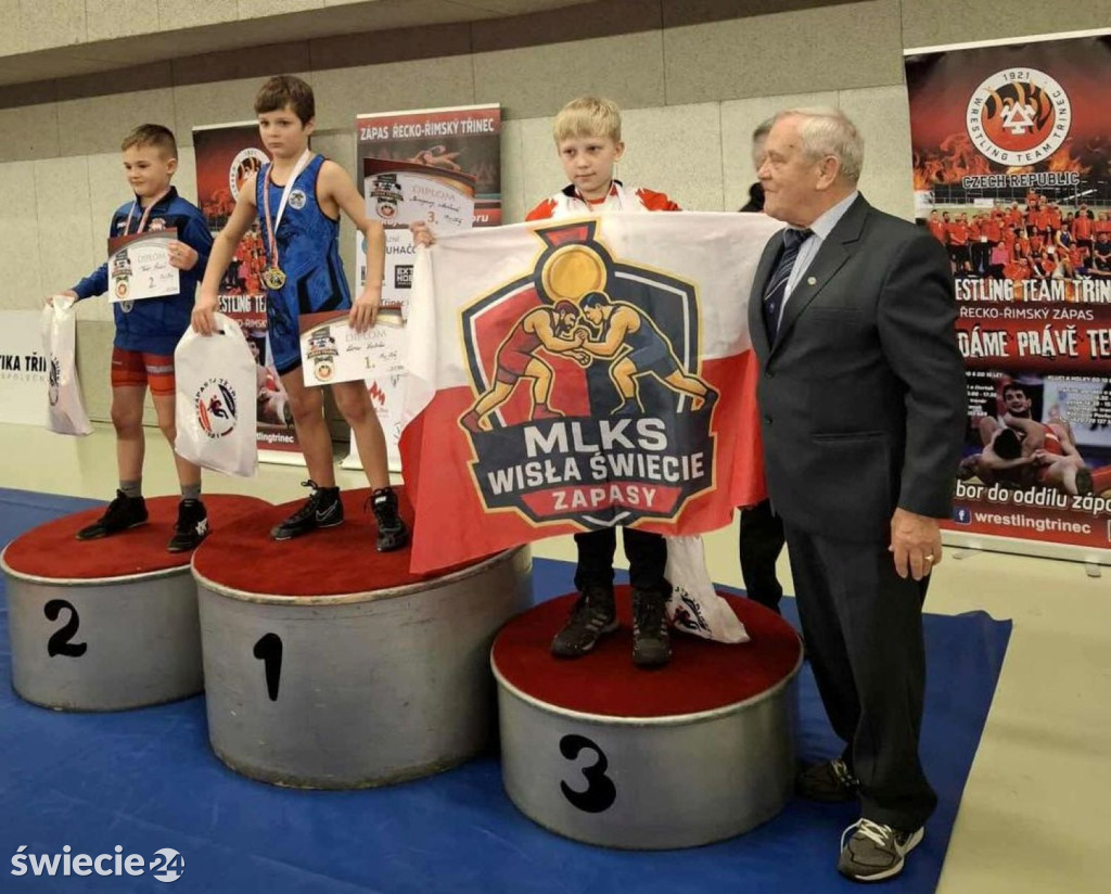Pięć medali zapaśników Wisła Świecie w Czechach