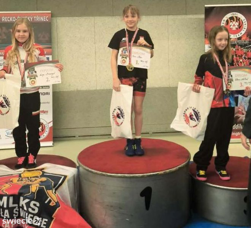 Pięć medali zapaśników Wisła Świecie w Czechach