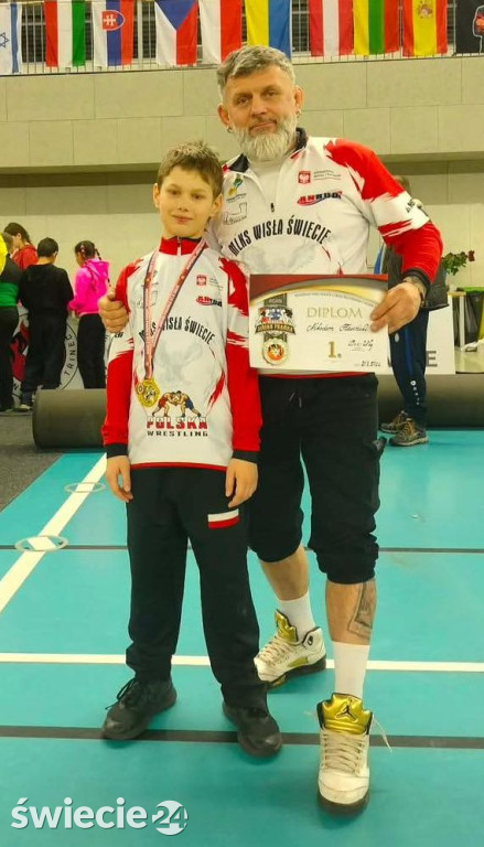 Pięć medali zapaśników Wisła Świecie w Czechach