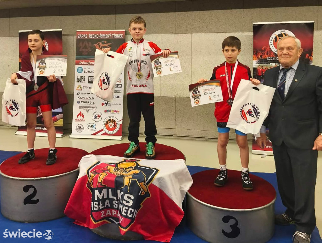 Pięć medali zapaśników Wisła Świecie w Czechach