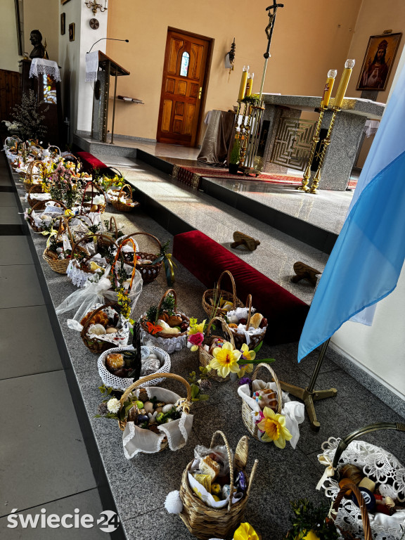 Święcenie pokarmów w Przechowie