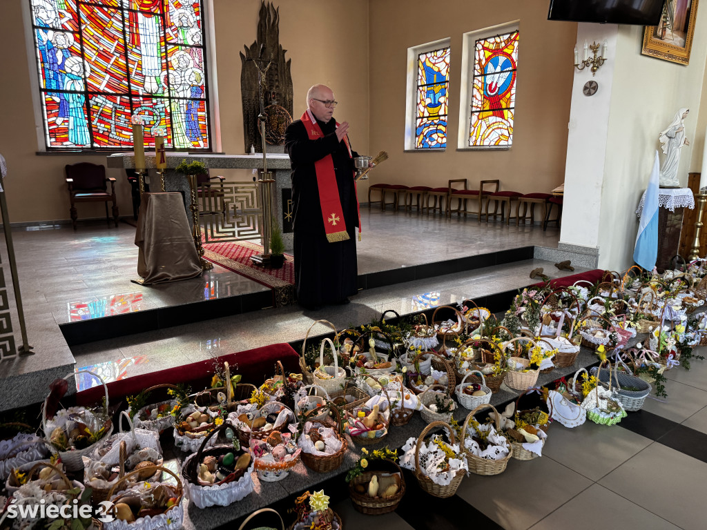 Święcenie pokarmów w Przechowie