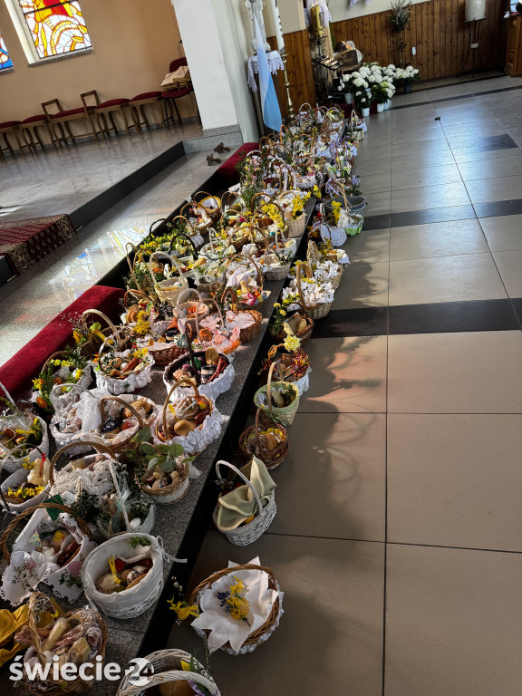 Święcenie pokarmów w Przechowie