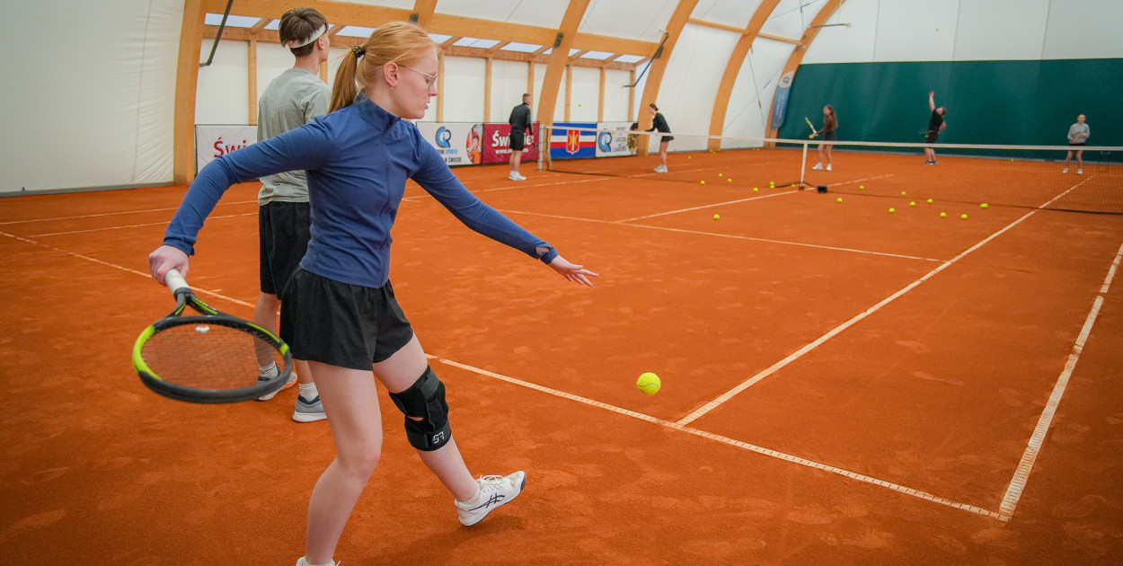 Kryty kort w Świeciu wreszcie otwarty