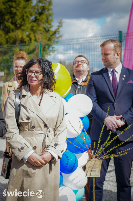 Kryty kort w Świeciu wreszcie otwarty