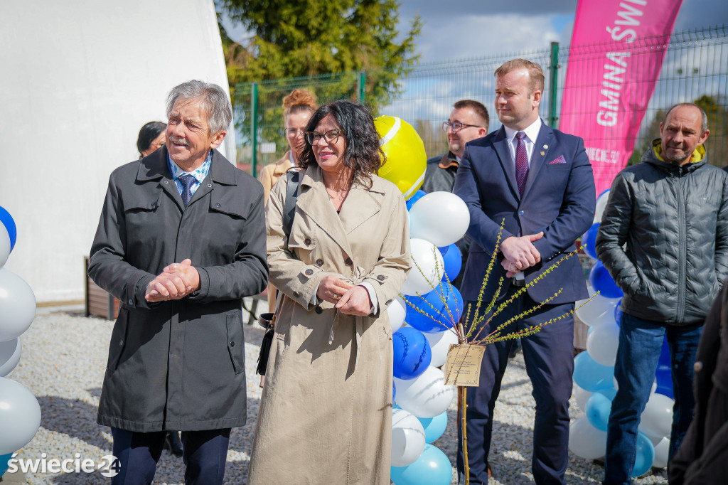 Kryty kort w Świeciu wreszcie otwarty