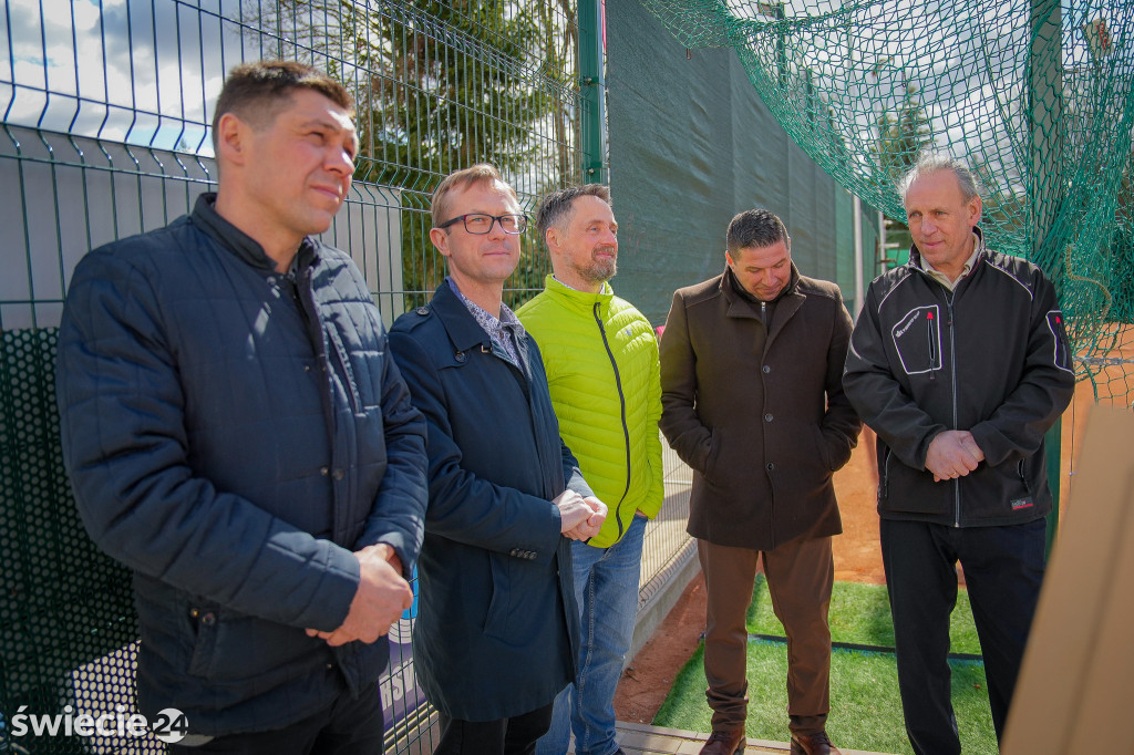 Kryty kort w Świeciu wreszcie otwarty