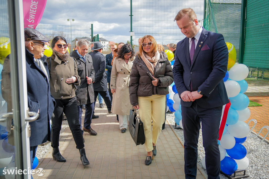 Kryty kort w Świeciu wreszcie otwarty