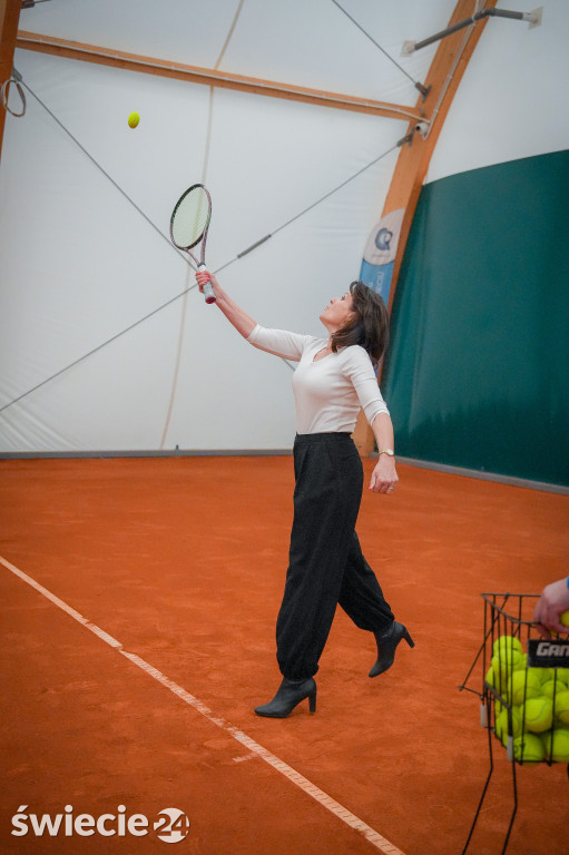 Kryty kort w Świeciu wreszcie otwarty