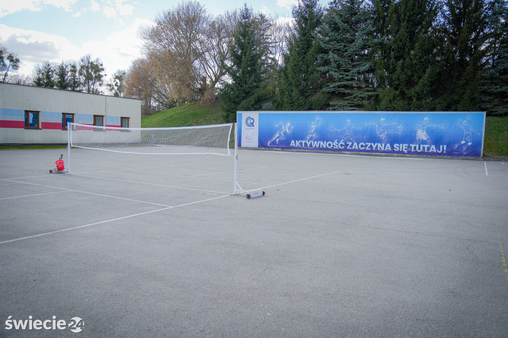 Kryty kort w Świeciu wreszcie otwarty