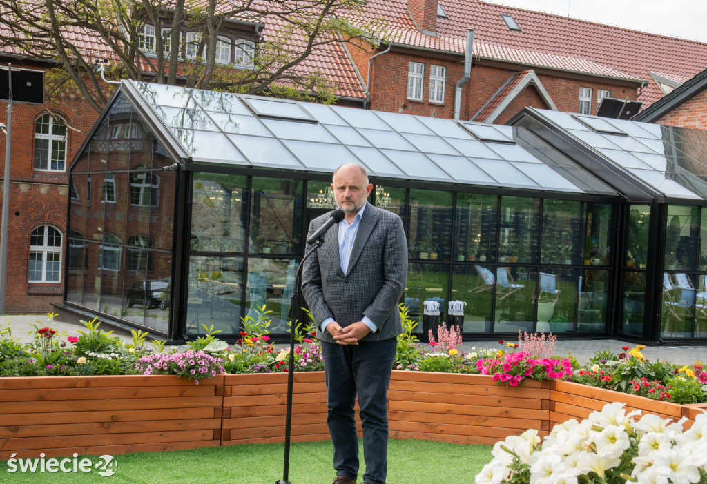 Nowa oranżeria w szpitalu w Świeciu
