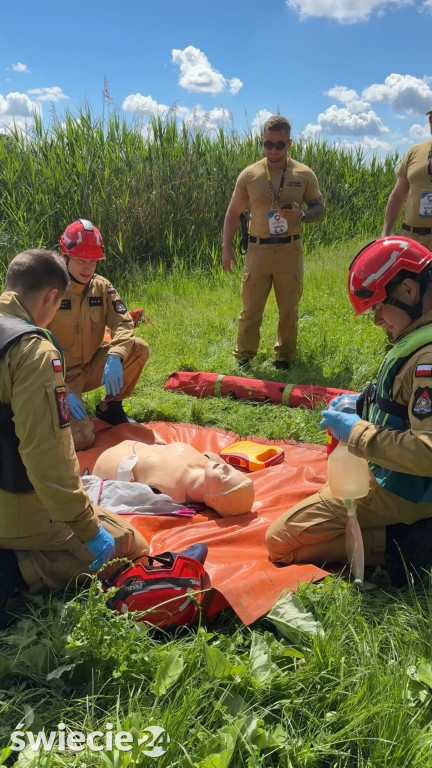 Wojewódzkie zawody strażaków w Świeciu