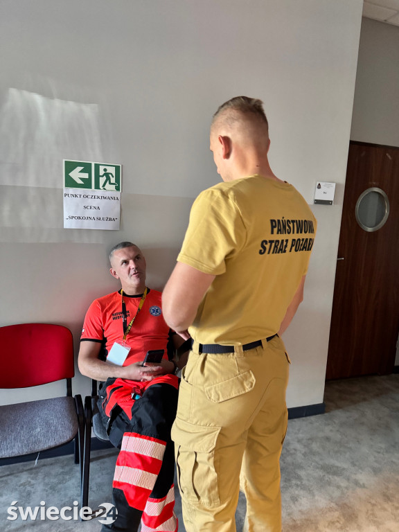 Wojewódzkie zawody strażaków w Świeciu