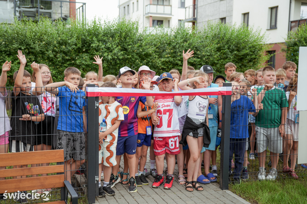 Otwarcie placu zabaw przy ul. Hallera