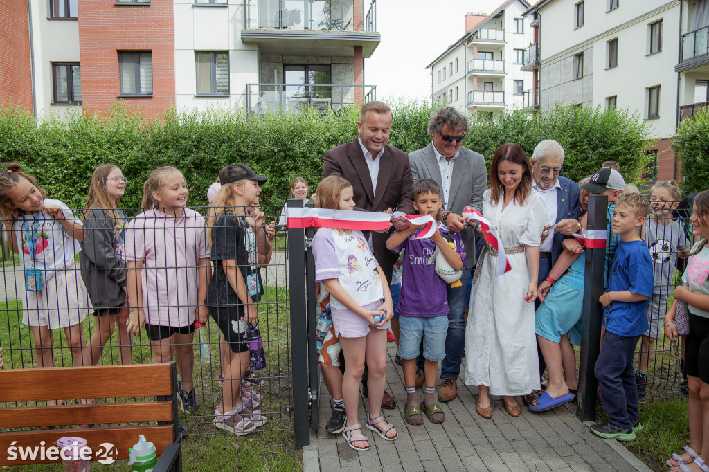 Otwarcie placu zabaw przy ul. Hallera