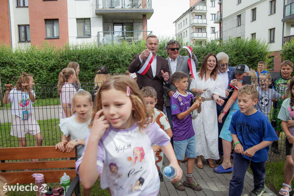 Otwarcie placu zabaw przy ul. Hallera