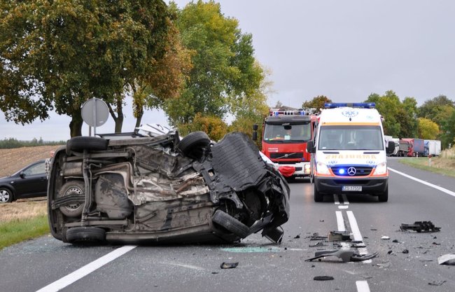 Groźny wypadek na piątce