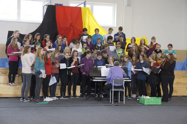Młodzież z Niemiec zaśpiewała w G2 - fotorelacja