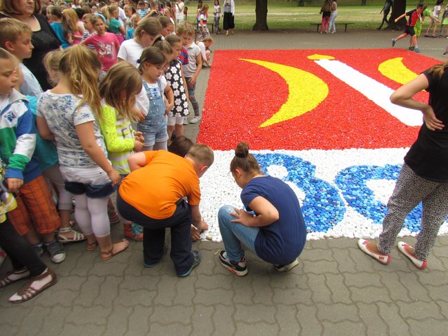 Herb z nakrętek dla Bartka