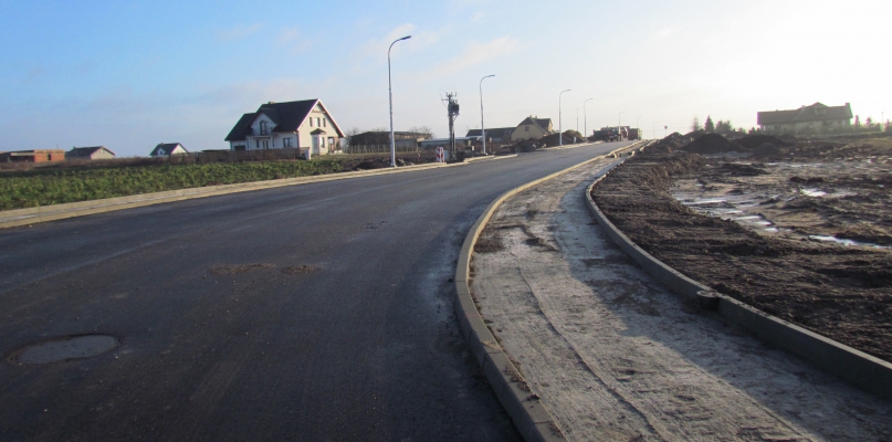 Budowa drogi Czaple - Sulnowo dobiega końca