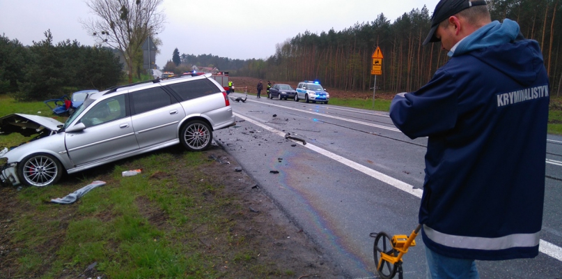 W tragicznym wypadku zginęła 73-letnia kobieta. fot.KPP Świecie
